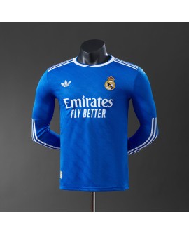 Real Madrid Auswärtstrikot der Saison 2025/26 langärmlig - Player