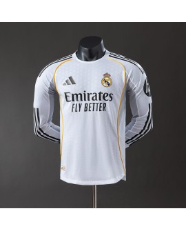 Real Madrid Heimtrikot 2025/26 Langarm - Player