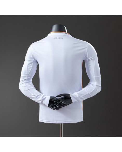 Real Madrid Heimtrikot der Saison 2013/14, langärmelig, Retro - Player