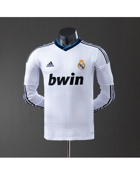 Real Madrid Heimtrikot der Saison 2012/13, langärmelig, Retro - Player