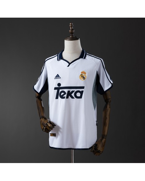 Retro Real Madrid Heimtrikot der Saison 00/01