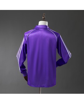 Real Madrid 84/85 Auswärts-Langarm-Retro-Trikot