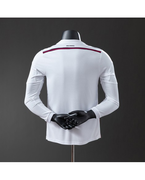 Real Madrid Heimtrikot der Saison 2014/15, langärmelig, Retro - Player