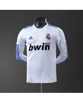 Real Madrid Heimtrikot der Saison 2010/11, langärmelig, Retro - Player
