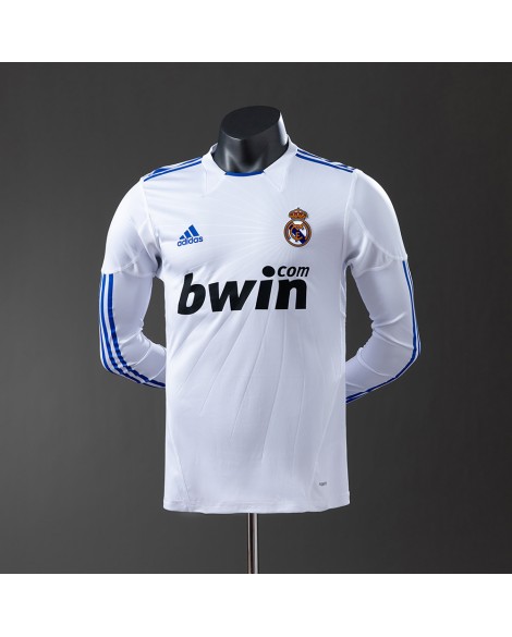 Real Madrid Heimtrikot der Saison 2010/11, langärmelig, Retro - Player