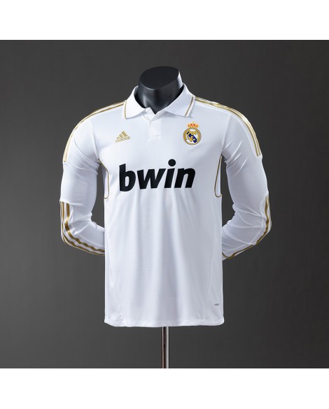 Real Madrid Heimtrikot der Saison 2011/12, langärmelig, Retro - Player