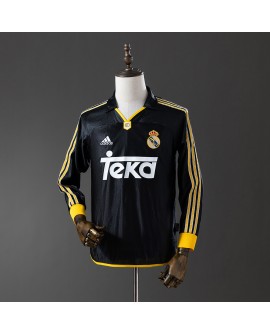 Real Madrid 98/00 Auswärts-Langarm-Retro-Trikot