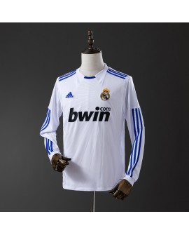 Real Madrid Heimtrikot der Saison 2010/11, langärmelig, Retro