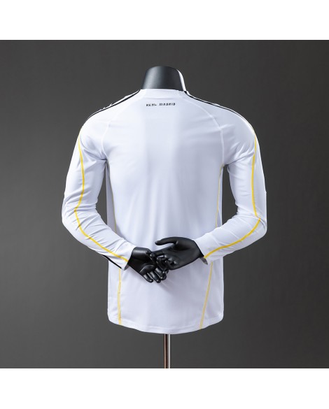 Real Madrid 09/10 Heimtrikot Langarm Retro - Player