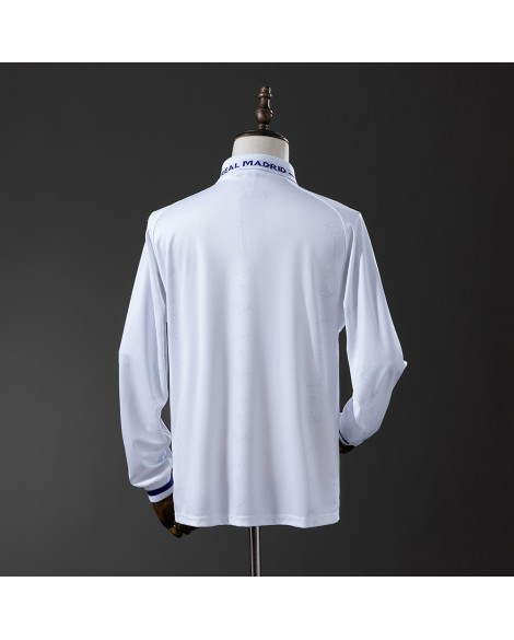 Retro-Langarmtrikot Real Madrid Heimtrikot 94/96