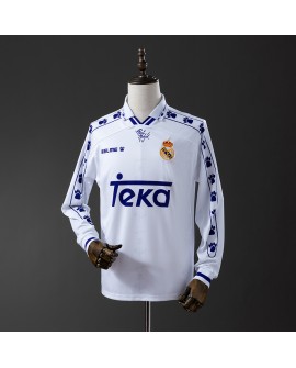 Retro-Langarmtrikot Real Madrid Heimtrikot 94/96