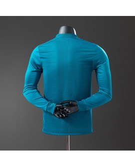 Real Madrid Saison 17/18 Drittes Auswärtstrikot Langarm Retro-Trikot - Player