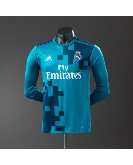 Real Madrid Saison 17/18 Drittes Auswärtstrikot Langarm Retro-Trikot - Player