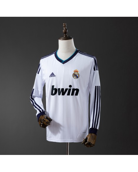 Retro Real Madrid Heimtrikot der Saison 2012/13 mit langen Ärmeln