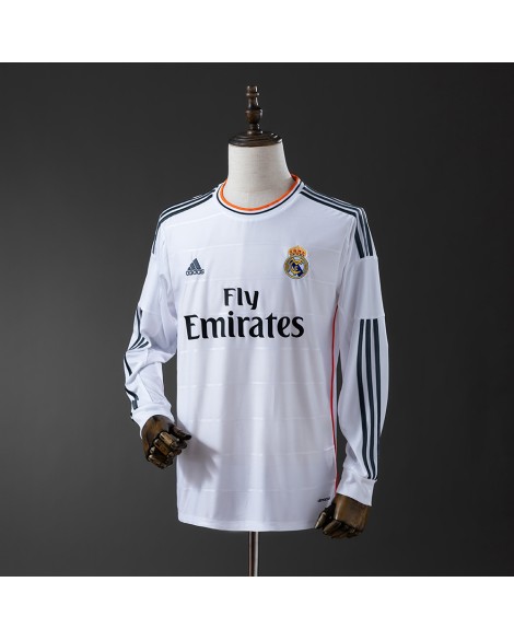Retro-Langarm-Heimtrikot von Real Madrid für die Saison 2013/14