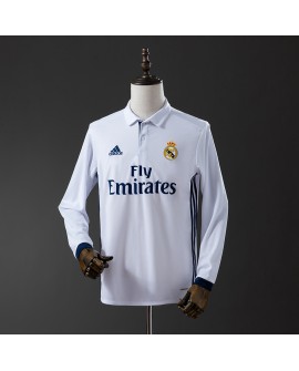 Real Madrid Heimtrikot der Saison 2016/17 langärmelig Retro
