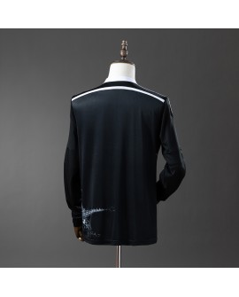 Real Madrid Saison 2014/15 Zweites Auswärtstrikot Langarm Retro-Trikot