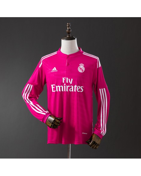 Real Madrid Auswärtstrikot 14/15 Langarm Retro-Trikot