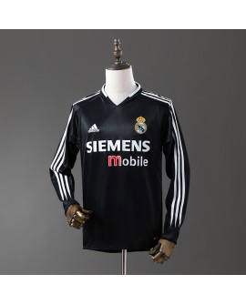 Real Madrid Saison 04/05 drittes Auswärtstrikot mit langen Ärmeln im Retro