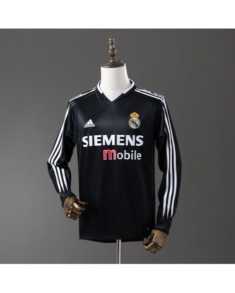 Real Madrid Saison 04/05 drittes Auswärtstrikot mit langen Ärmeln im Retro