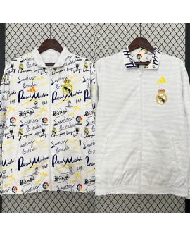 Windjacke bei Real Madrid 2024/25 – Beidseitig verwendbar