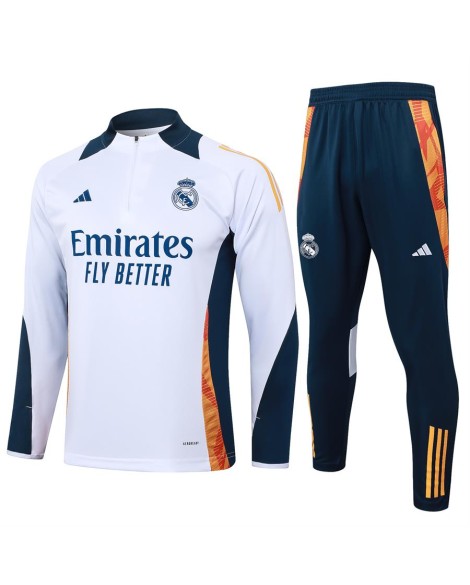 Real Madrid Trainingsuniform-2425 Weiß