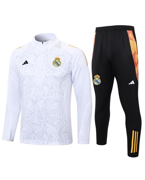 Real Madrid Trainingsuniform-2425 Weiß Inkjet