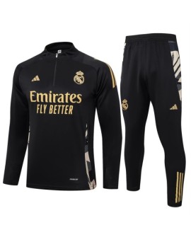 Real Madrid Trainingsanzug-2425 Schwarz