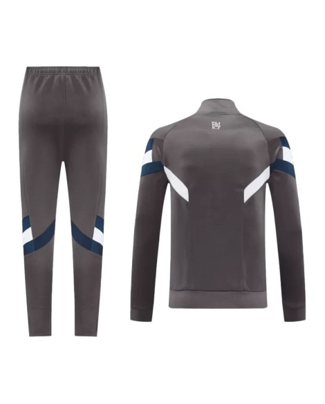 Real Madrid Trainingsset 2024/25 – Grau (Jacke + Hose)