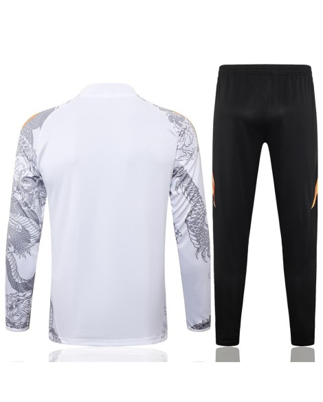 Real Madrid Trainingstrikot-2425 Weiß (Inkjet Dragon)