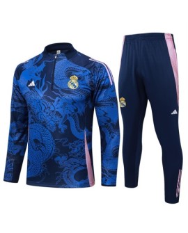 Real Madrid Trainingstrikot – 2425 Königsblau Inkjet (Chinesischer Drache)