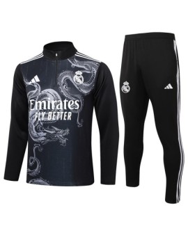 Real Madrid Trainingstrikot-2425 Schwarz Inkjet