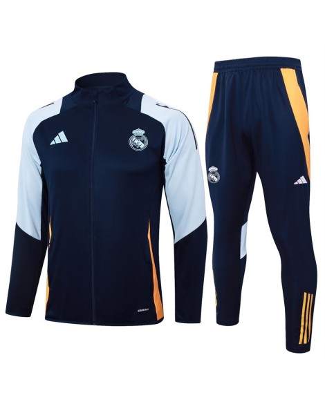 Real Madrid Trainingsjacke-2425 Königsblau
