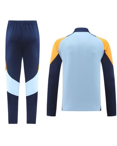 Real Madrid Trainingsanzug-Jacke-2425 Weiß (Inkjet Dragon)
