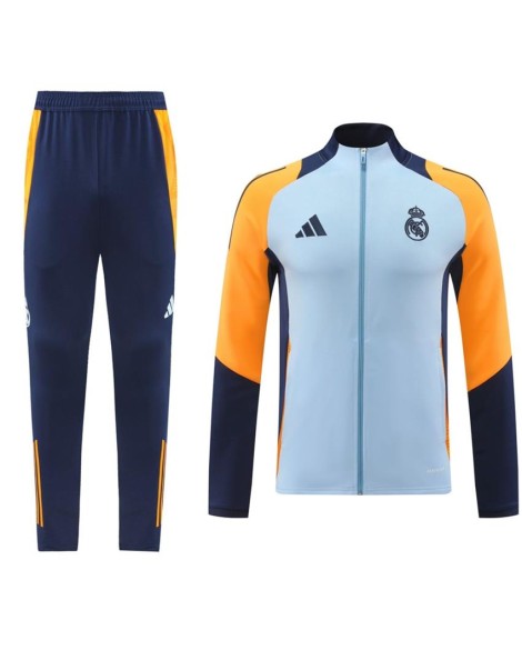 Real Madrid Trainingsset (Jacke + Hose) Grau 2024/25