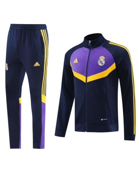 Real Madrid Trainingsset (Jacke + Hose) Marineblau 2024/25