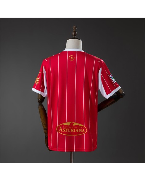 Sporting Gijón 25/26 Trikot im Retro-Stil