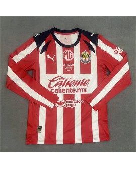 Chivas Heim-Fußballtrikot 2025–26 Langarm