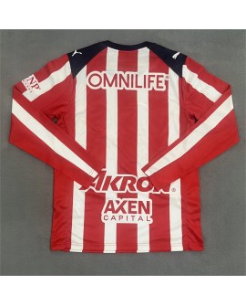 Chivas Heim-Fußballtrikot 2025–26 Langarm