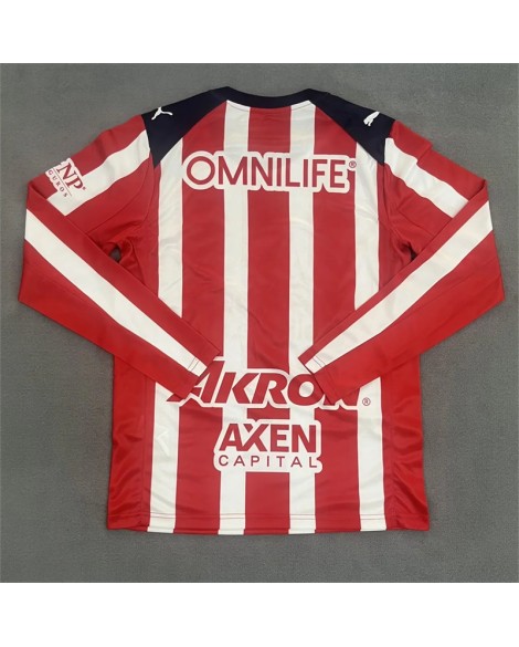 Chivas Heim-Fußballtrikot 2025–26 Langarm