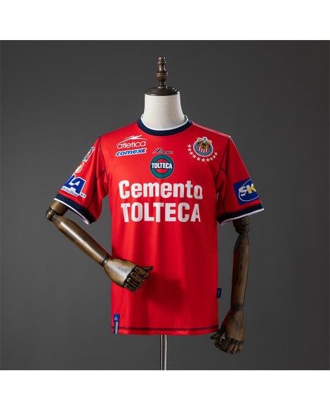 Guadalajara Chivas Retro-Heimtrikot der Saison 2002/03 Guadalajara Chivas Retro-Heimtrikot der Saison 2002/03