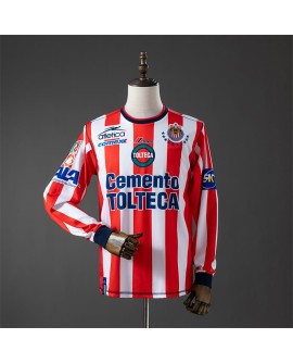 Guadalajara Chivas Heim-Retro- Langarm Trikot 2002/03