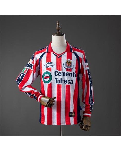 Guadalajara Chivas Heim-Retro-Trikot 99/00 – Langarm Guadalajara Chivas Heim-Retro-Trikot 99/00 – Langarm