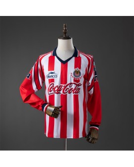 Guadalajara Chivas Heim-Retro-Langarm Trikot 98/99