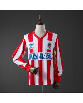 Guadalajara Chivas Heim-Langarm Retro-Trikot 91/92