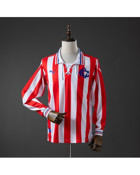 Chivas de Guadalajara 110. Jubiläums-Edition Langarm Retro-Trikot Saison 17/18