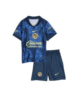 Club America Auswärts-Fußballtrikot-Set 2024/25 für Kinder (Trikot + Shorts)