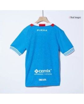 Cruz Azul Heim-Fußballtrikot-Set 2024/25 für Kinder (Trikot + Shorts)