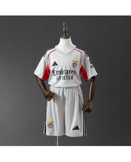 Benfica Auswärtstrikot beige Saison 25/26 - Kind