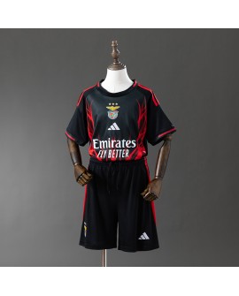 Benfica Trainingsanzug, schwarz, Saison 25/26 - Kind